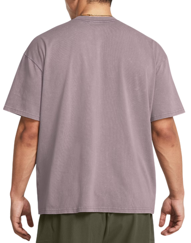 Tričko Under Armour T-Shirt Oversized Logo Wash Fialová | 1389147-015, 1