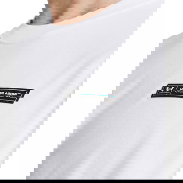 Tričko Under Armour HW ARMOUR LABEL Short Sleeve T-Shirt Biela | 1382831-100, 3