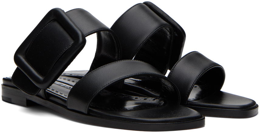Manolo Blahnik Tituba Leather Sandals