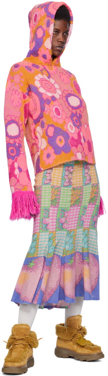 Mikina ERL ERL Graphic Print Hoodie Ružová | ERL07N103, 3