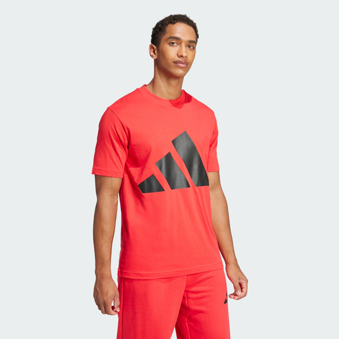 Essentials Red T-Shirt With A Large Logo
