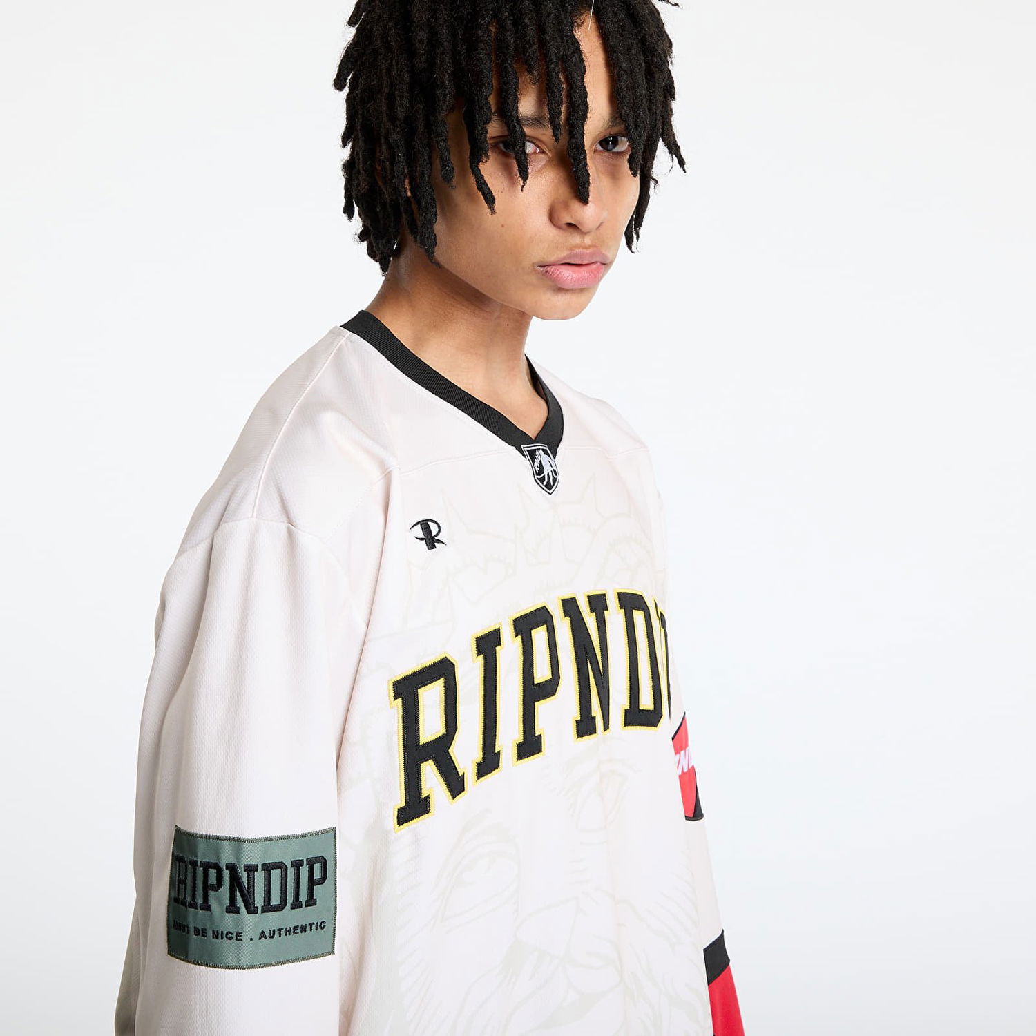 Dres RIPNDIP RIPNDIP Lord Savior Hockey Jersey Biela | RNDSPR25109, 1