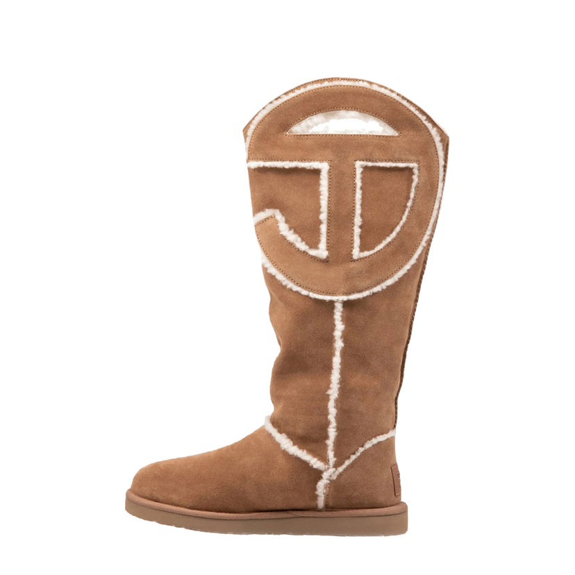 Tenisky a topánky UGG Telfar x Logo Tall "Chestnut" Hnedá | 1155870-CHE
