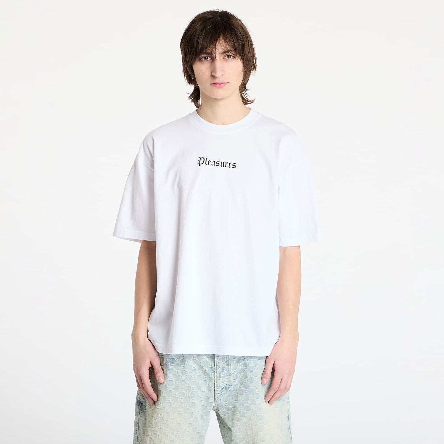 Tričko Pleasures PLEASURES Burn Again T-Shirt Biela | P25SP056 WHITE, 0