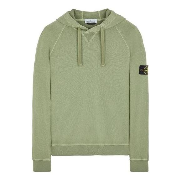Mikina Stone Island Patch Hoodie Zelené | 781562160-V0155
