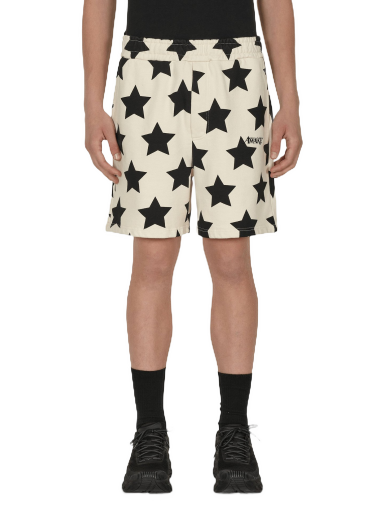 Šortky Awake NY Star Printed Sweatshorts Biela | AWK-SP22-SH001 IVORYBLACK