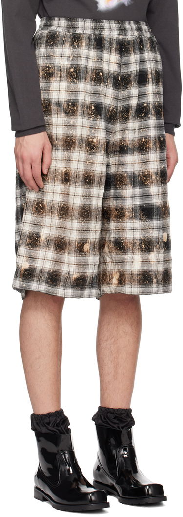 Šortky We11done We11done Crinkled Check Shorts Rôznofarebný | WD-PT1-23-254-U-BK, 1