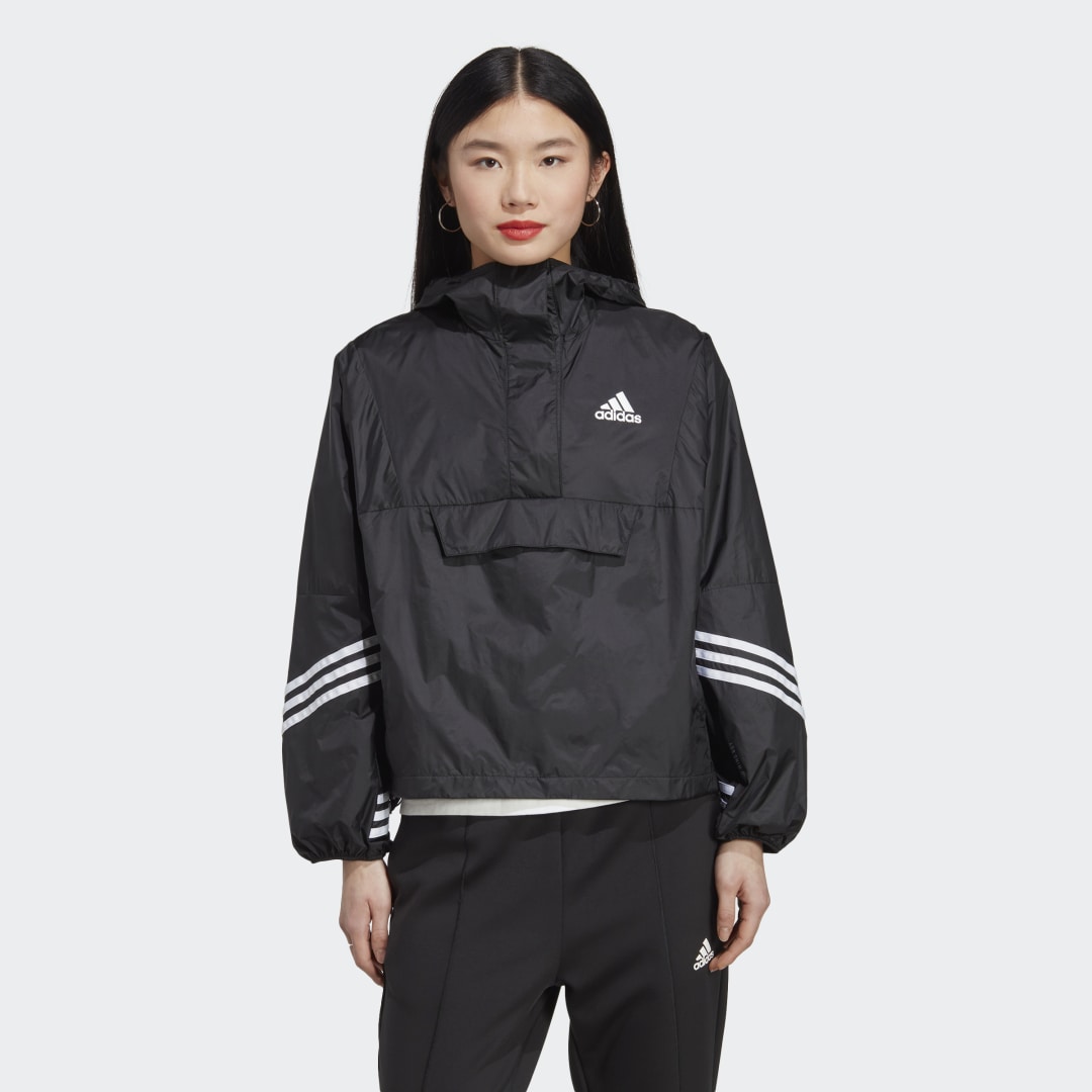 Vetrovka adidas Originals WIND.RDY Hooded Anorak Čierna | HT8720, 0