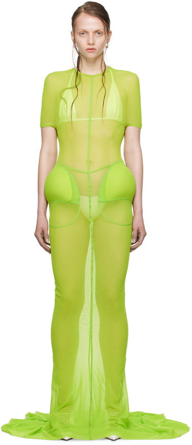 Šaty Jean Paul Gaultier Gaultier Shayne Oliver Edition Maxi Dress Zelené | 24/27-F-RO249-T001-44, 0