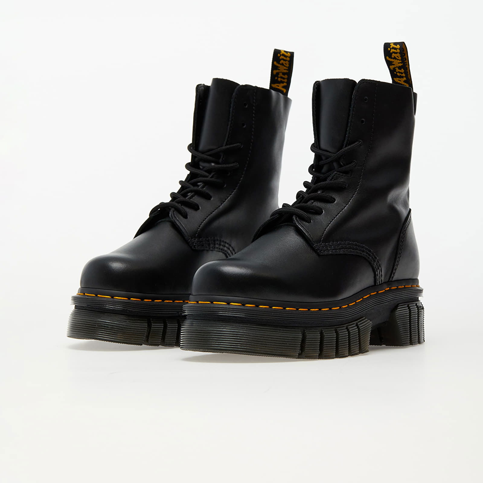 Audrick 8-Eye Boot Black Nappa Lux