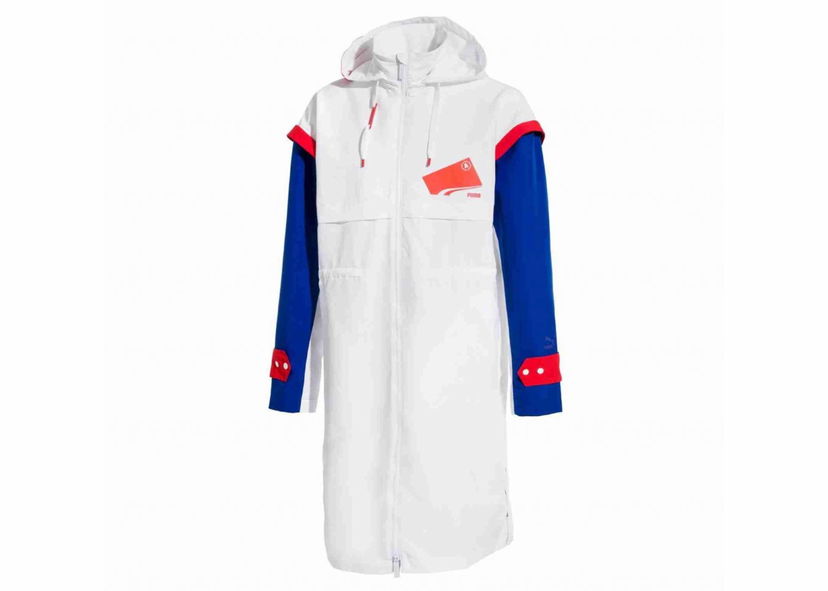 Parka Nike Ader Error Full Zip Hooded Parka White/Blue/Red Biela | 578555-02