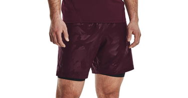 Šortky Under Armour UA Woven Emboss Vínová | 1377137-600, 1