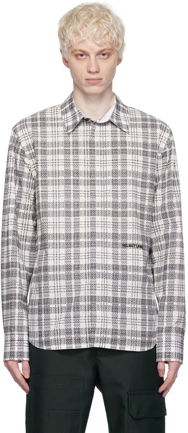 Helmut Lang Plaid Shirt