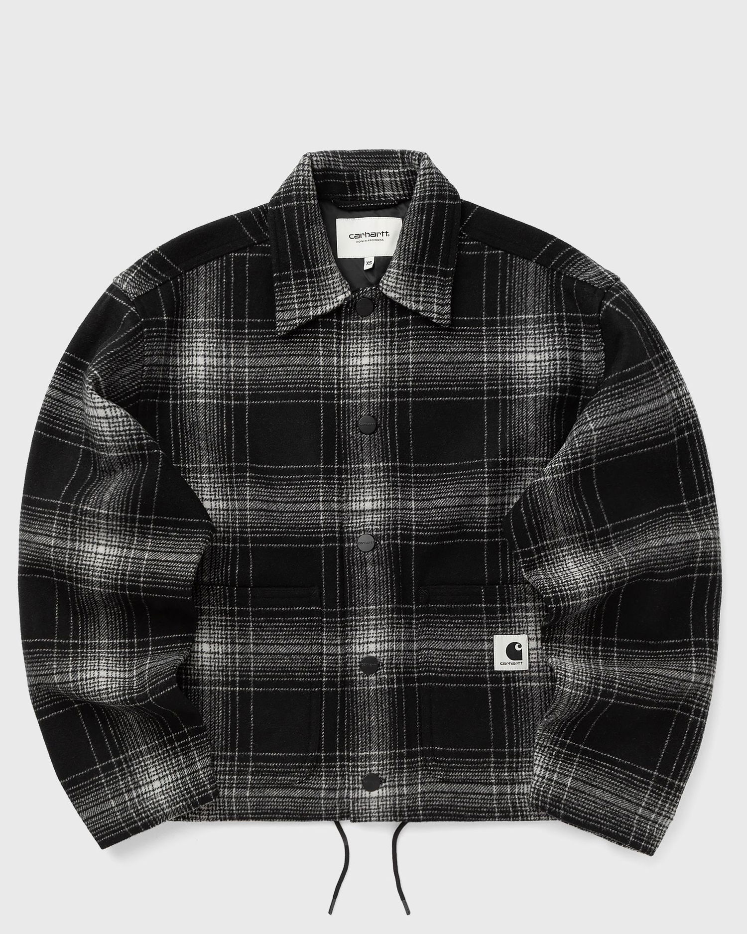 Bunda Carhartt WIP Brennan Plaid Shirt Jacket Čierna | I035519-34J.XX, 0