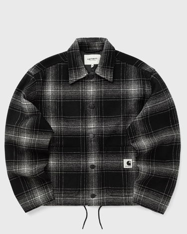 Bunda Carhartt WIP Brennan Plaid Shirt Jacket Čierna | I035519-34J.XX, 0