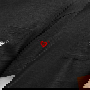 Tričko Human Made Heart Pocket T-Shirt Čierna | HM27CS003-B, 5