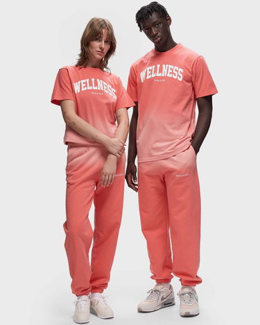 Tepláky Sporty & Rich Dip Dye Serif Logo Embroidered Sweatpants Ružová | PA020S413SP, 1