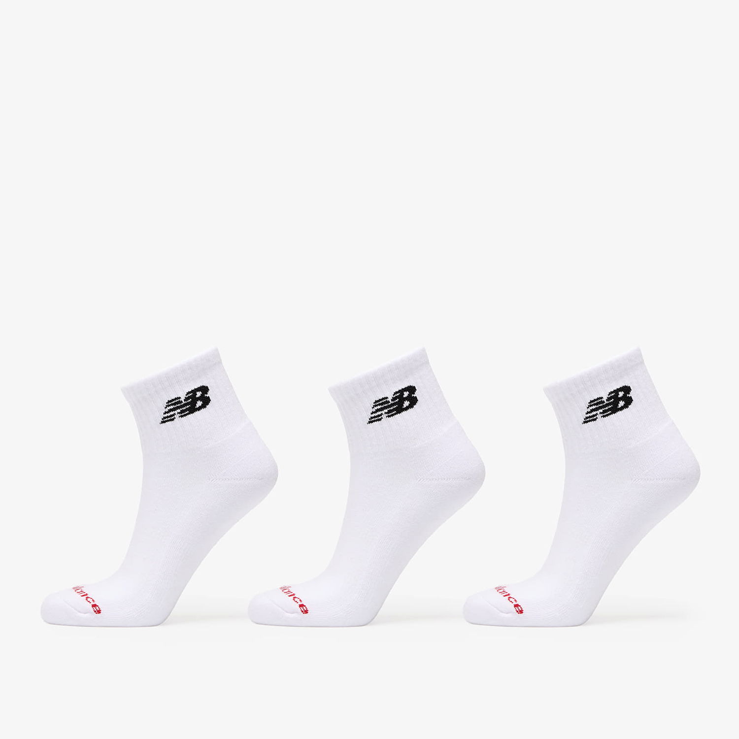 Ponožky New Balance Everyday Ankle Socks 3-Pack Biela | LAS51303WT, 0