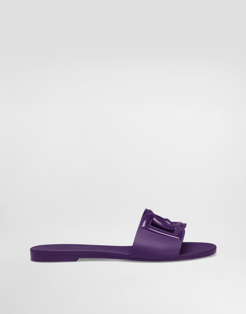 Doplnky Dolce & Gabbana Dolce & Gabbana Rubber Slides Fialová | CW2215AN9948H438