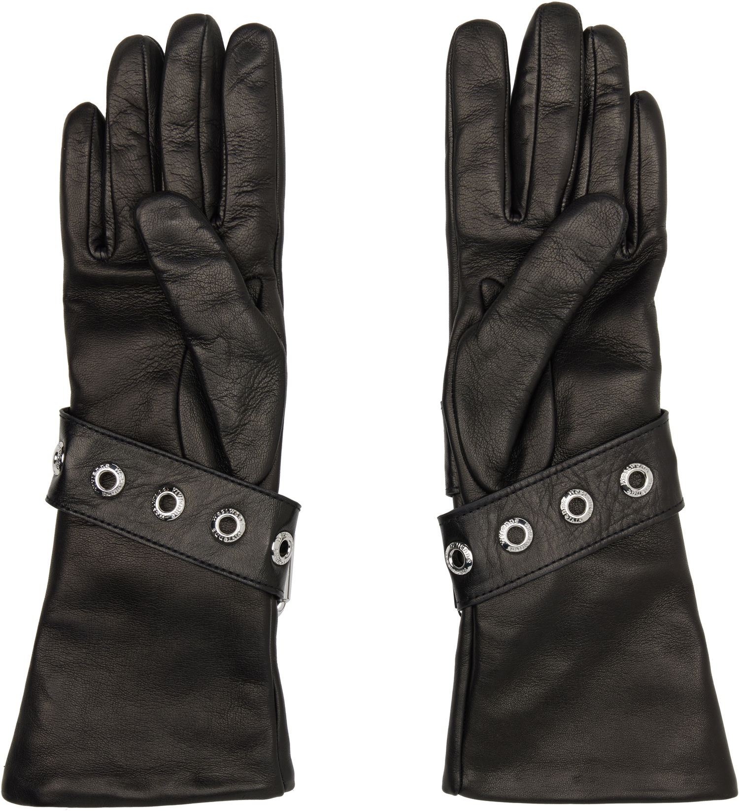 Rukavice Vivienne Westwood Leather Belt Buckle Gloves Čierna | 8202003HW-L00CQ-, 1
