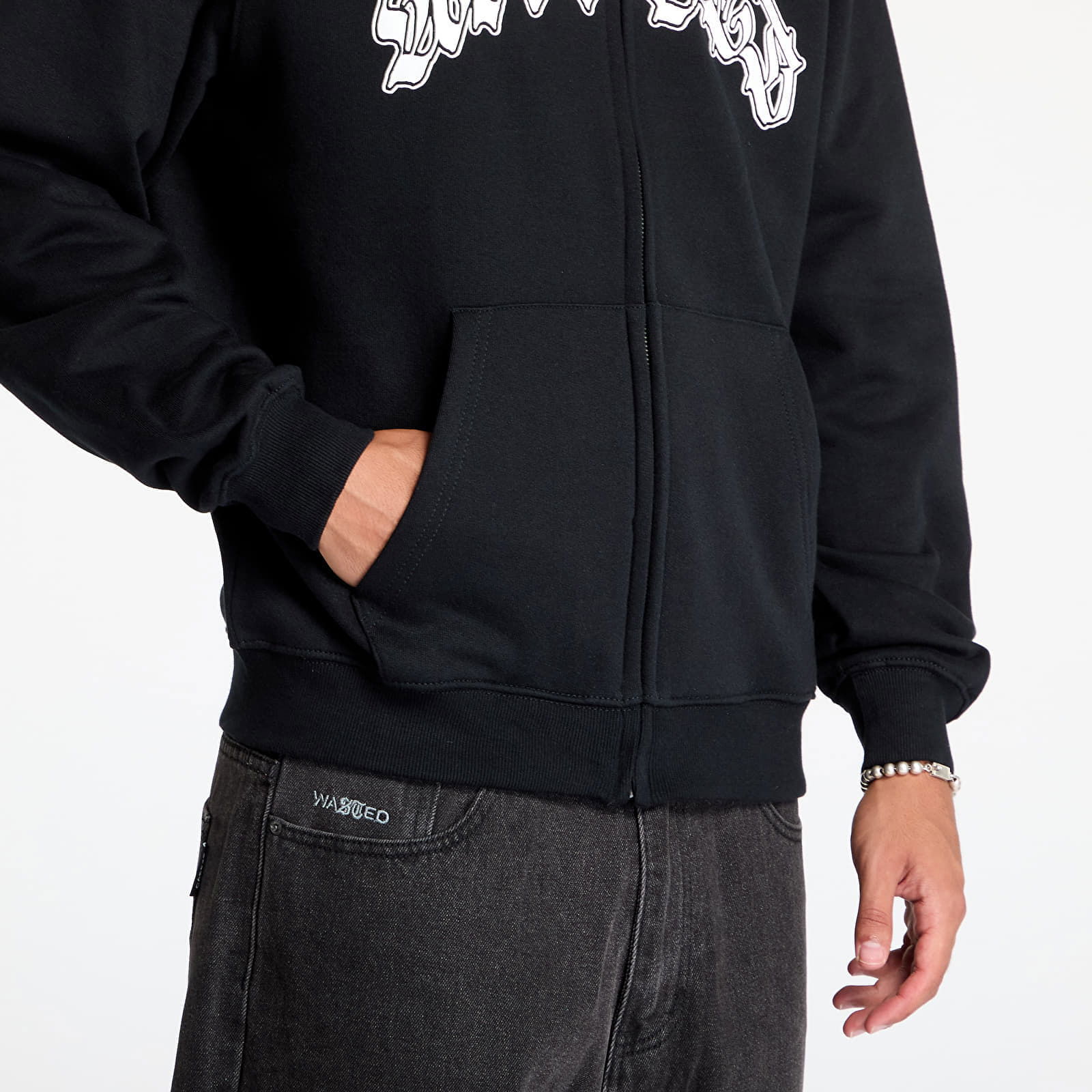 Lethal Zip Hoodie Black