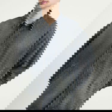 Košeľa Balenciaga Oversized Faded Denim Overshirt with Pockets Modrá | 849923-TTW76-3394, 5