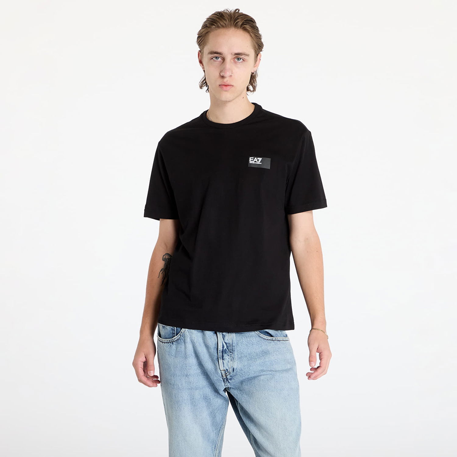 Tričko Emporio Armani T-shirt EA7 T-Shirt Black M Čierna | 6DPT02PJVPZ1200, 0
