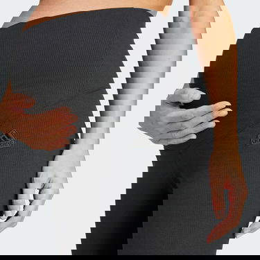 Legíny adidas Performance Sportswear Ribbed High-Waist 7/8 Leggings (Maternity) Čierna | IP2286, 4
