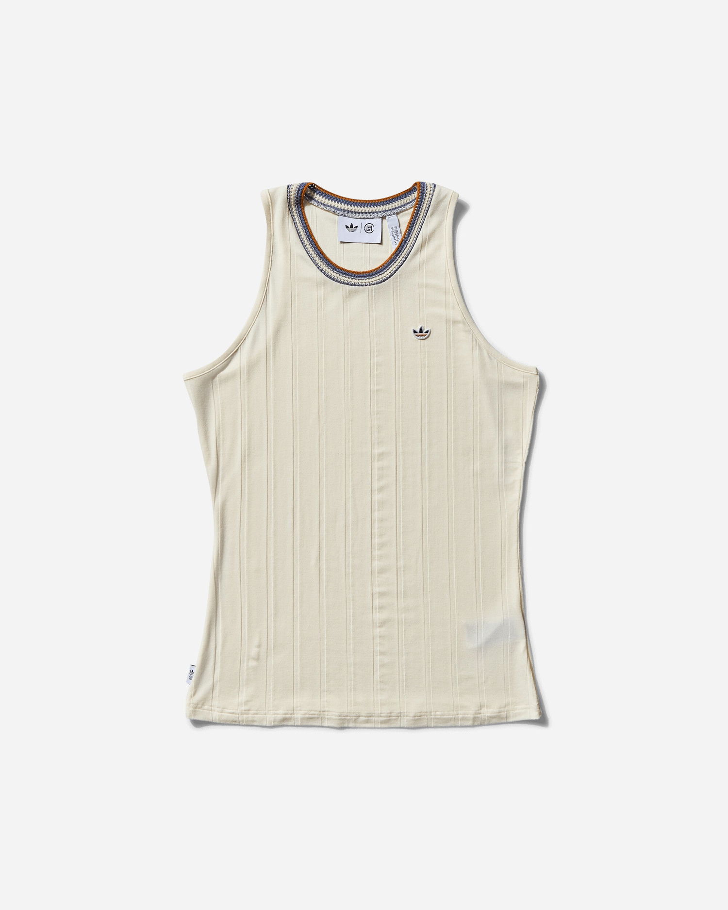 Tielko adidas Originals CLOT by Edison Chen Rib Tank Top Béžová | IS6990, 0