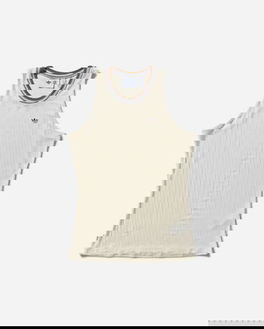 Tielko adidas Originals CLOT by Edison Chen Rib Tank Top Béžová | IS6990, 0