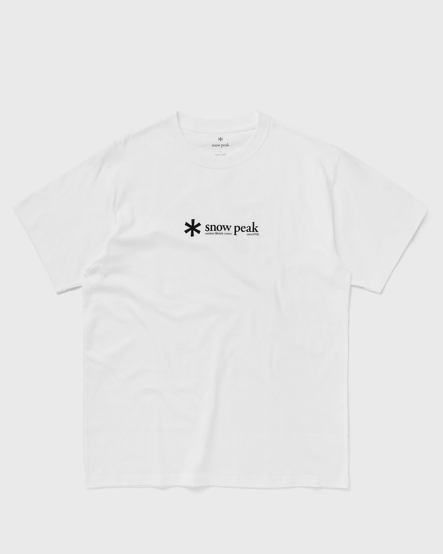 Tričko Snow Peak SOFT COTTON LOGO SHORT SLEEVE T-SHIRT Biela | TS-24SU201-WHITE, 0