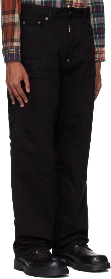 Džínsy DSQUARED2 Dsquared2 'Black Bull' Loose Carpenter Jeans Čierna | S74LB1673_S39781, 1