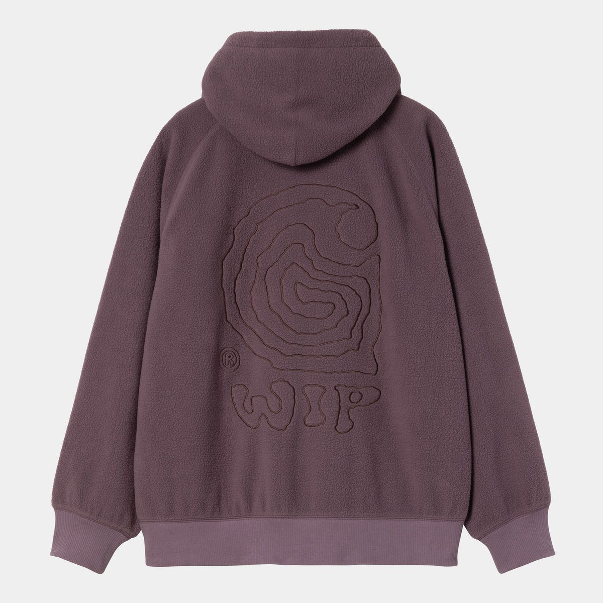 Mikina Carhartt WIP Carhartt WIP Hooded Helix Fleece Sweatshirt Fialová | I035598_48, 1