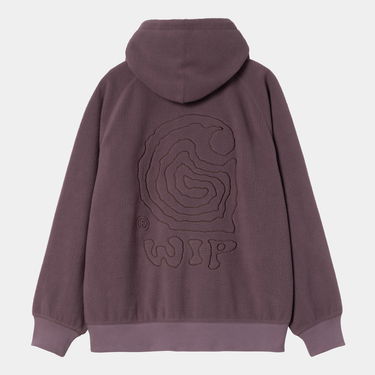 Mikina Carhartt WIP Carhartt WIP Hooded Helix Fleece Sweatshirt Fialová | I035598_48, 1