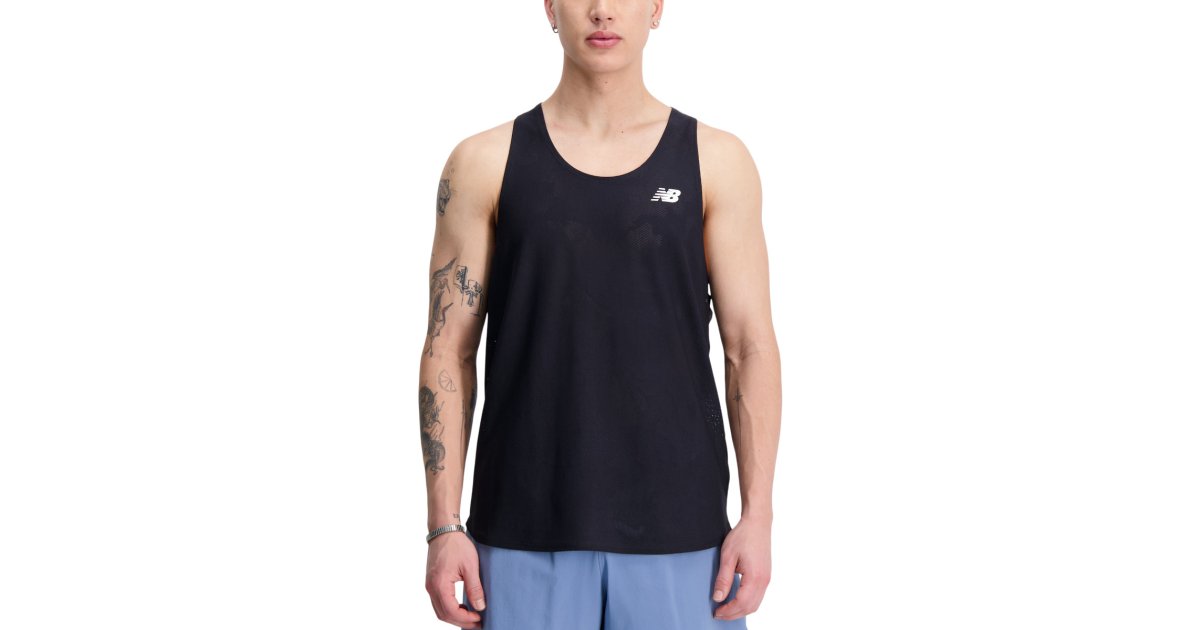 Tielko New Balance Q Speed Čierna | mt33280bk, 1