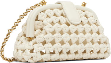 Kabelka Bottega Veneta Bottega Veneta Small Lauren Woven Leather Bag Biela | 832888 V5N30, 2
