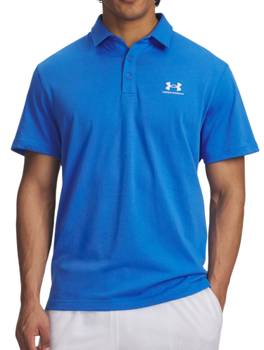 Polo tričko Under Armour Textured Short-Sleeve Icon Polo Modrá | 1386608-402, 0