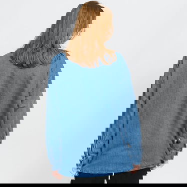 Košeľa Noisy May NMflanny L/S Shacket Modrá | 27014398, 1