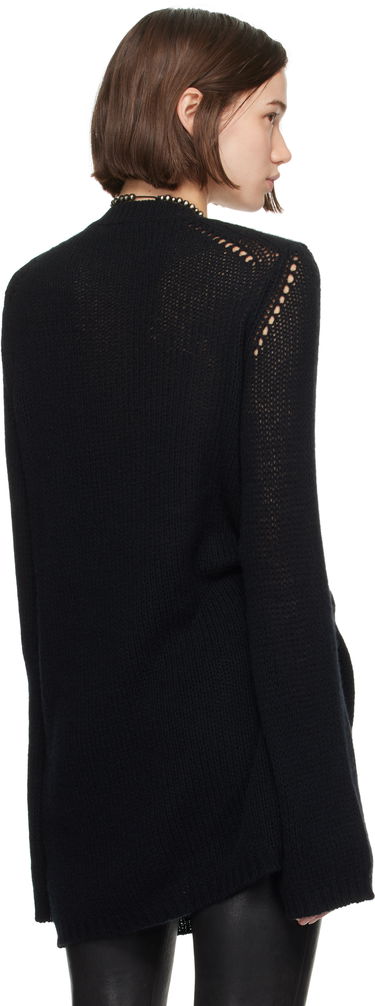 Náhrdelník Ann Demeulemeester Carolina Black Tunic Sweater Čierna | 2202-W-KN56-FA216-099, 2