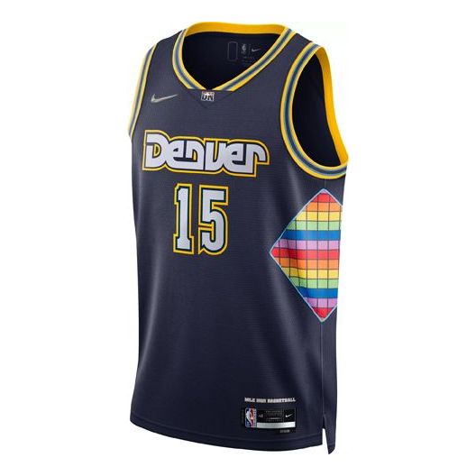 Dres Nike NBA 75 Denver Nuggets 'Nikola Jokic 15' Jersey Modrá | DB4025-419, 0