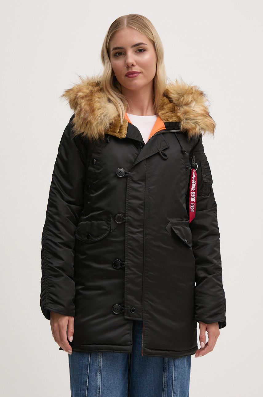 Parka Alpha Industries Parka Winter Čierna | 113007, 0