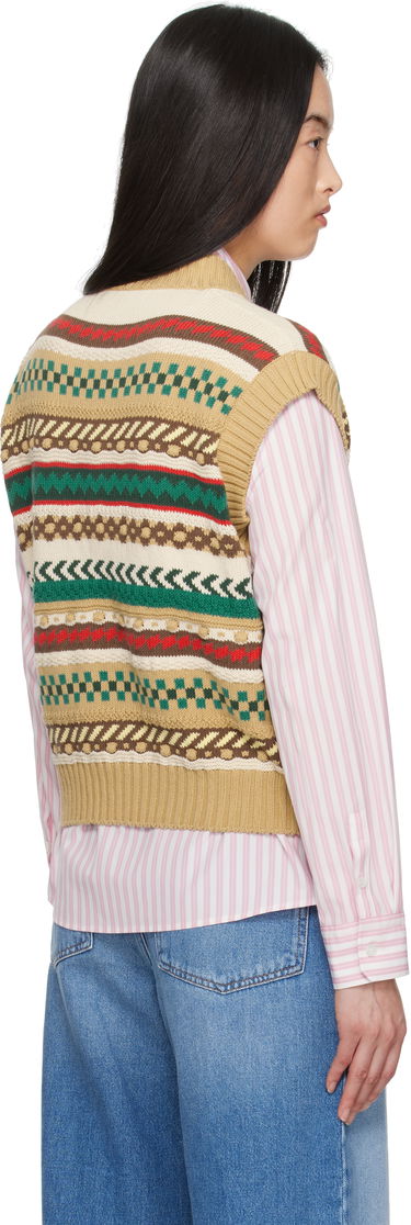 Sveter Max Mara Weekend Max Mara Vicino Knit Vest Béžová | 2515351021600, 2