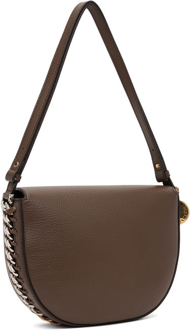 Taška cez rameno Stella McCartney Frayme Medium Shoulder Bag Hnedá | 7B0006WP0316, 2