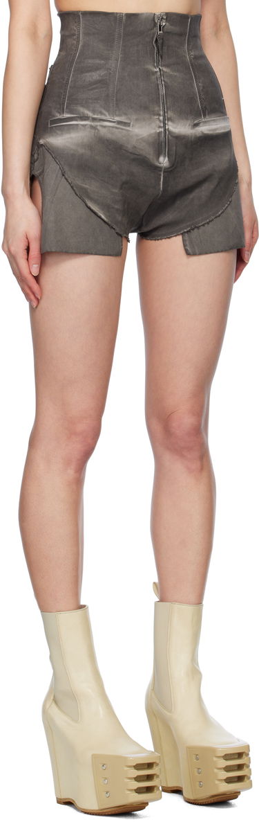 Šortky Rick Owens Rick Owens DRKSHDW Hollywood Dirt Cutoff Denim Shorts Šedá | DS01E3313 SCF, 1
