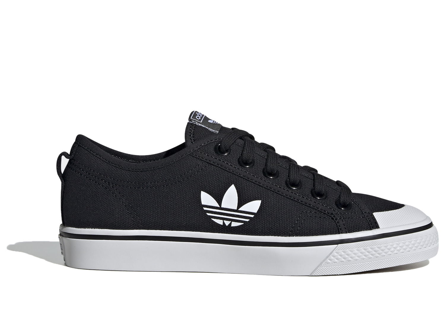 Tenisky a topánky adidas Originals Nizza Trefoil Core Black Crystal White W Čierna | EF1878, 0
