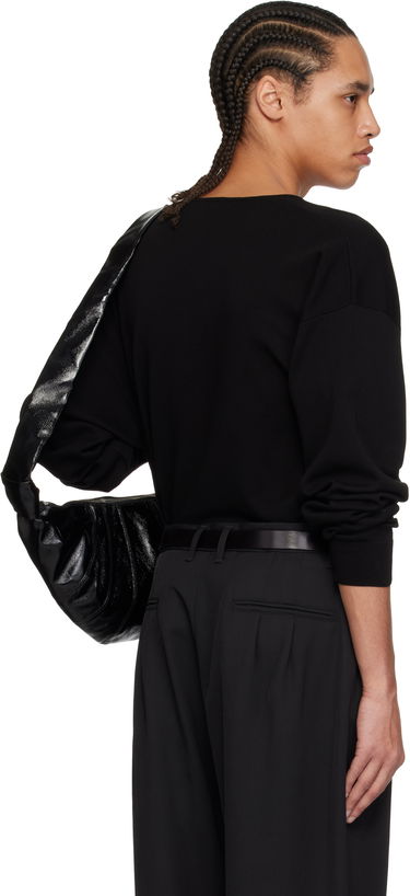 Sveter LEMAIRE Lemaire Fine Cotton Long Sleeve Sweater Čierna | TO1373 LK1041, 2