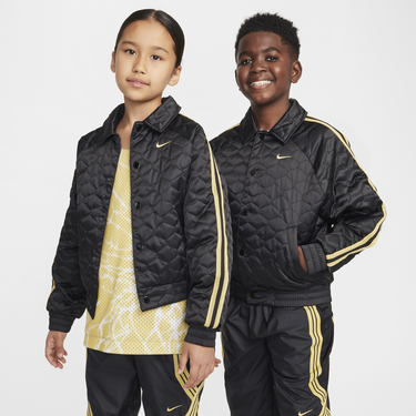 Bomber bunda Nike Kids' Nike Culture of Basketball Bomber Jacket Čierna | FV0319-010, 0