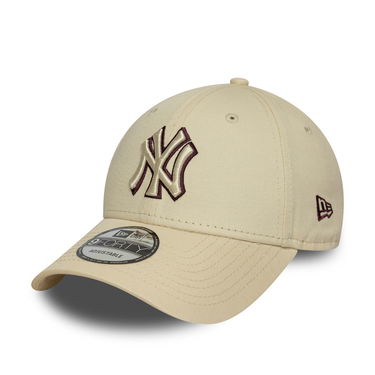 Šiltovka New Era New Era MLB Team Outline 9FORTY NY Yankees Adjustable Cap Béžová | 60691405, 0