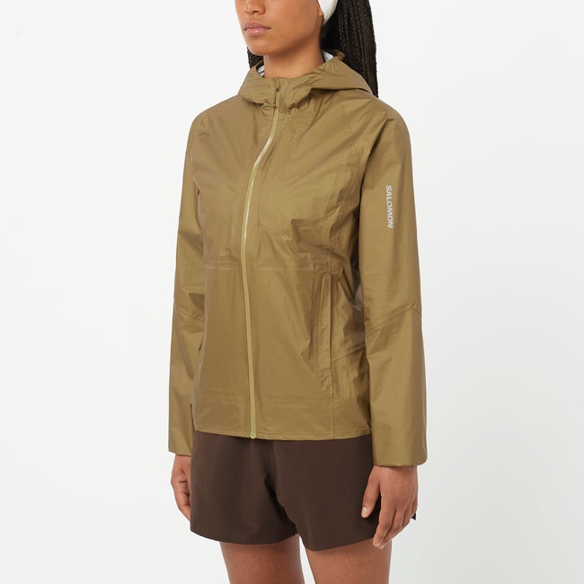 Pláštenka Salomon Bonatti Waterproof Jacket Zelené | LC2685500