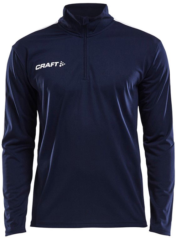 Tričko Craft Halfzip Long Sleeve T-Shirt Navy | 1905611-1390